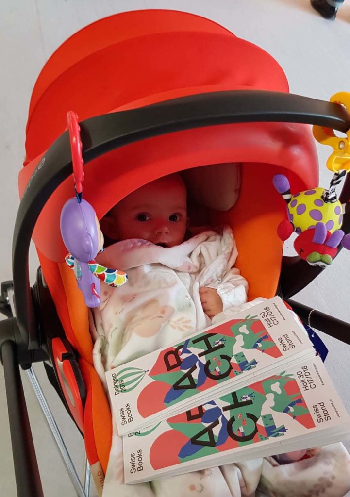 Bolonya Çocuk Kitapları Fuarında bebek var